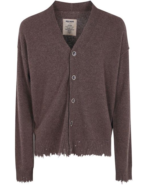 Uma Wang Brown Sweater Cashmere "Over" for men