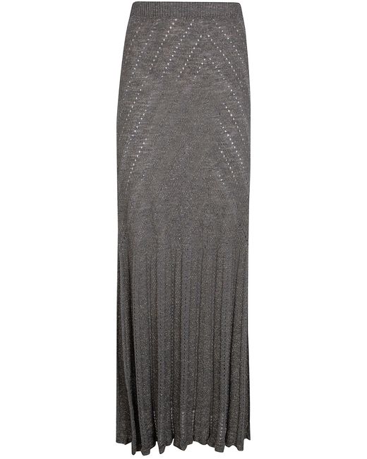 Twinset Gray Skirt