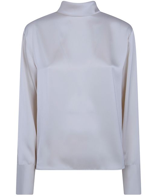 DR. HOPE Blue Shirt Main Feature "Ribbon Silky Shirt"