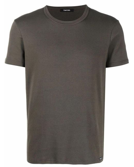 Tom Ford Gray T-Shirt Crew for men