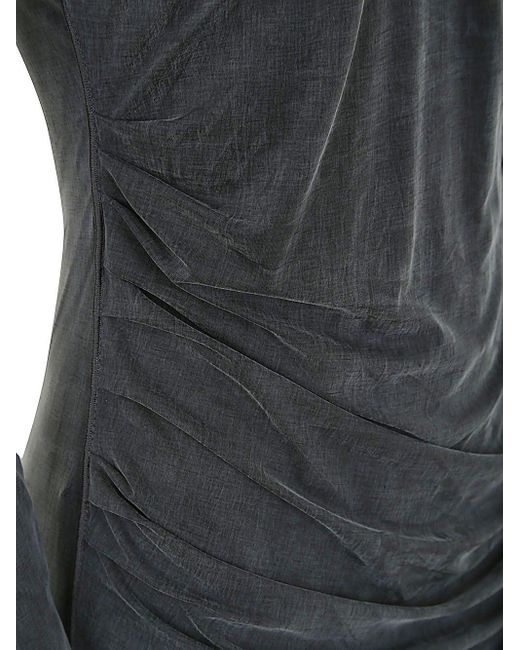 Giorgio Armani Black Long Sleeves Pencil Long Dress