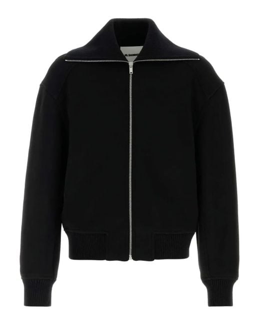 Giacca Bomber di Jil Sander in Black da Uomo