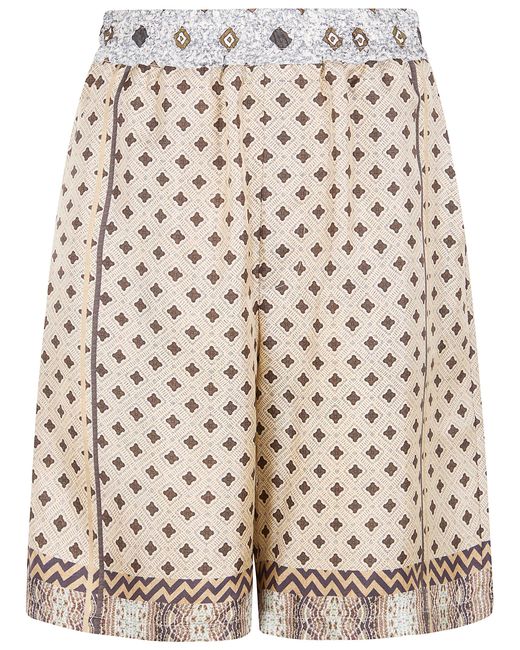 Pierre Louis Mascia Natural "Aloe" Shorts Trousers