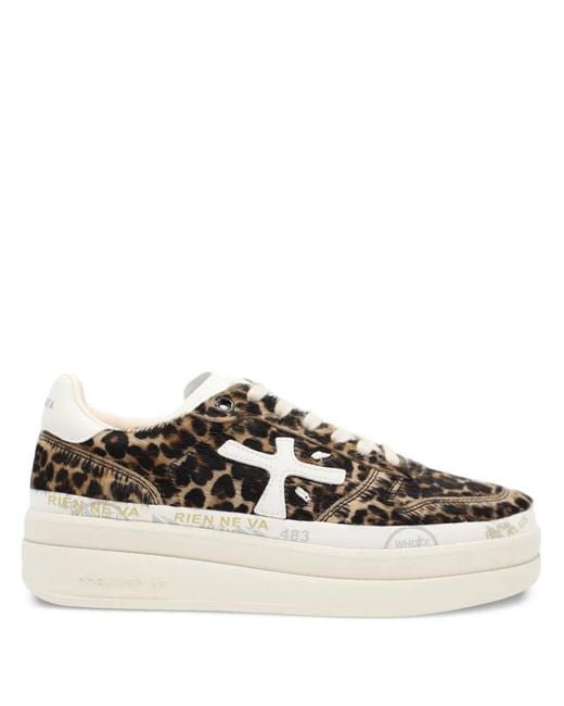 PREMIATA SNEAKERS Brown "Micol" Sneakers
