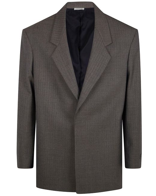Fear Of God Gray Single Breasted Blazer