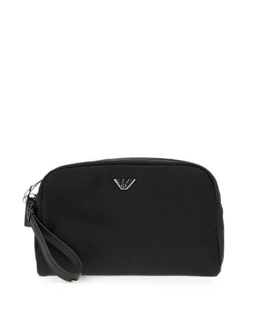 Emporio Armani Black Pouch Classic Beauty" for men