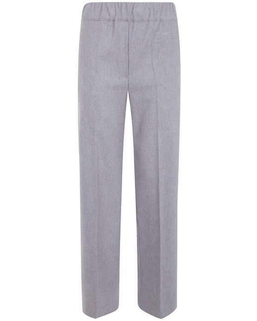 D.exterior Gray D. Exterior Pants Wide Leg "Flannel Wide Leg Trousers"