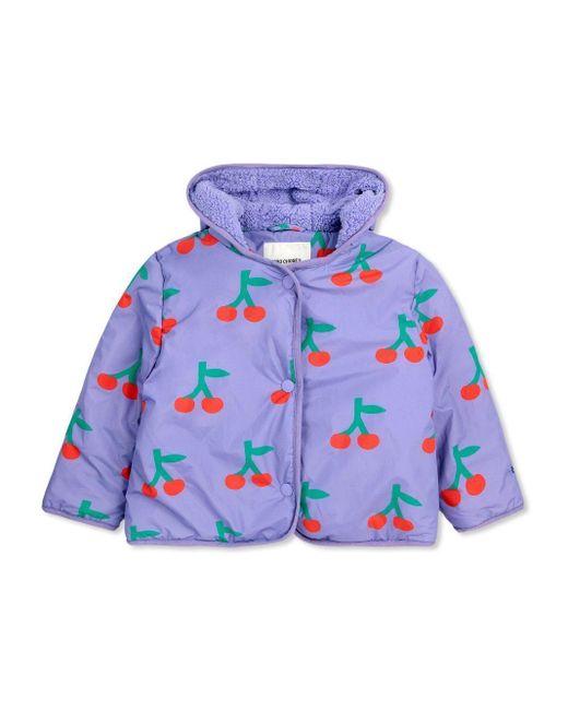 Bobo Choses Blue Baby Cherry All Over Anorak