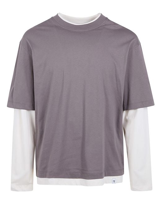 Woc Gray "Venezia" T-Shirt for men
