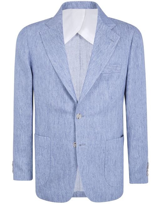 Barba Napoli Blue Bactive Mono Jacket for men