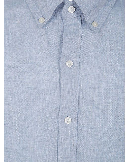 Michael Kors Blue Ls Linen T-Shirt for men