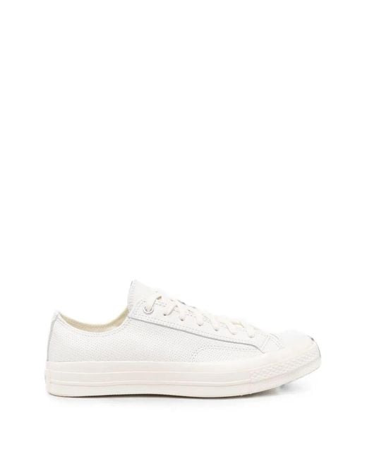 Converse White "Chuck 70 Ox" Sneakers