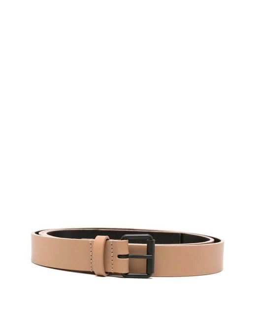 Sofie D ́hoore White Varnia Leather Wide Belt Mm 25