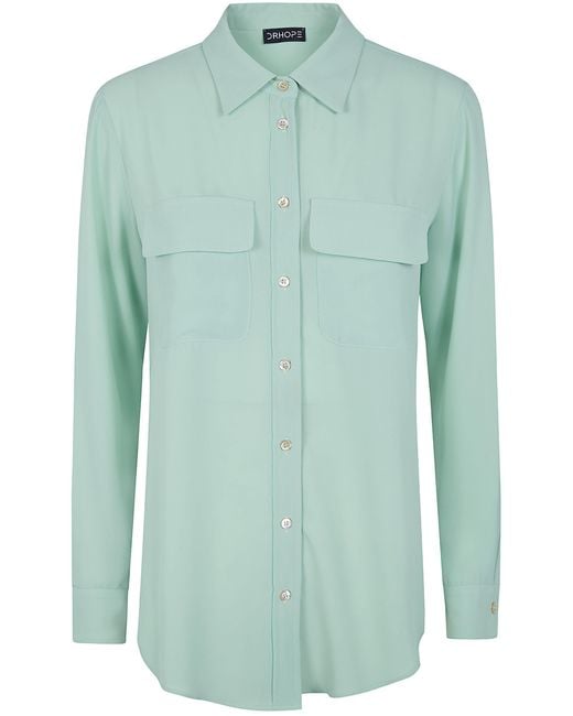 DR. HOPE Blue Pockets Shirt