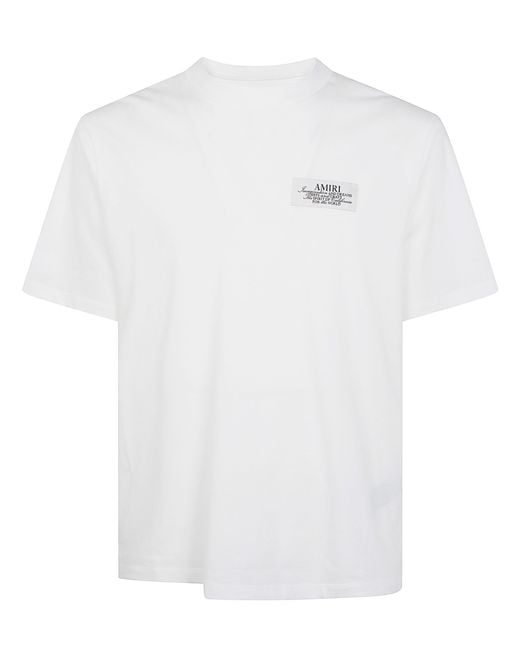Amiri White Spirit T-Shirt for men