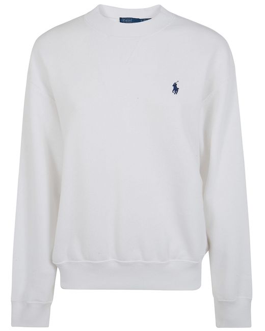 Polo Ralph Lauren White Sweatshirt Fleece
