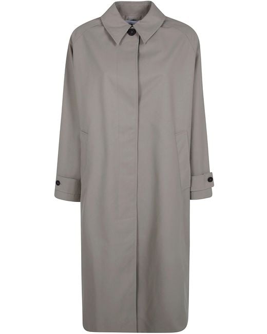 Studio Nicholson Gray Trench Coat Everyday Mac