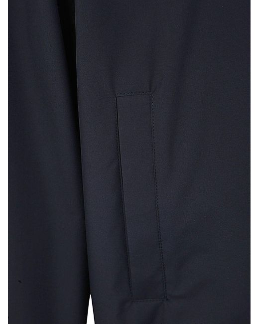 Kiton Blue Bomber Jacket Clothing for men