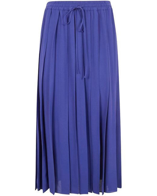 Mantu Purple Midi Skirt