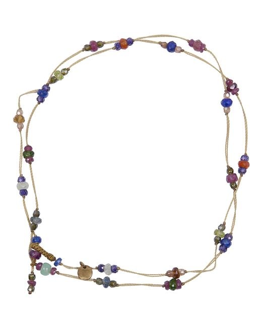 Sharing White Loopy Bracelet