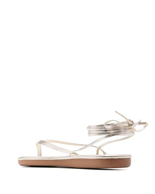 Ancient Greek Sandals Sahara Flip Flop Sandal Shoes in White | Lyst