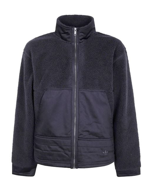 Adidas Blue "P Ess Fleece" Jacket
