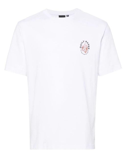 Daily Paper White Identity Ss T-shirt for men