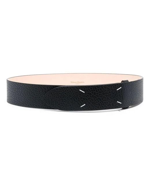 Maison Margiela Black Leather Belt