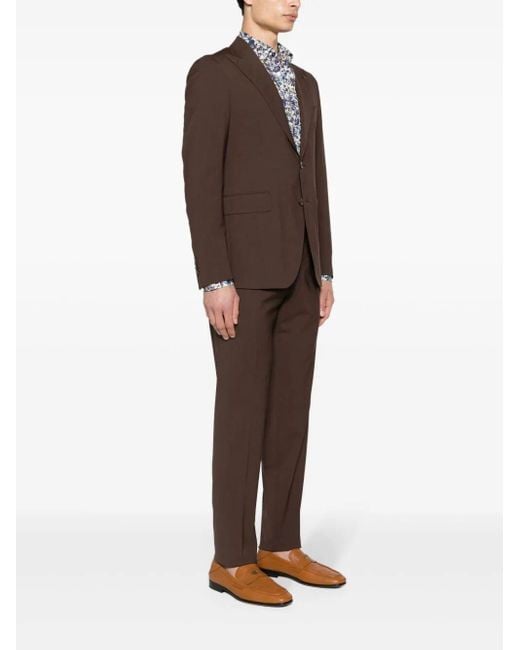 Tagliatore Brown Vesuvius Suit for men