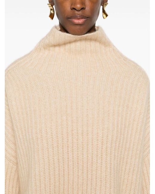 Kujten Natural Lina Turtle Neck Sweater