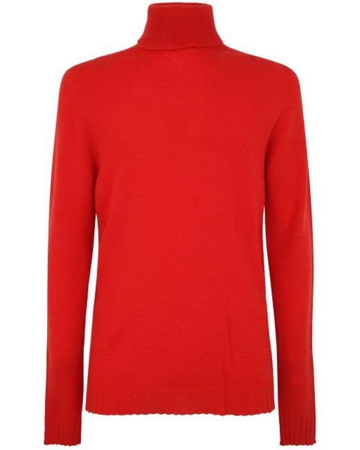 MD75 Red Cashmere Turtle Neck Sweater for men