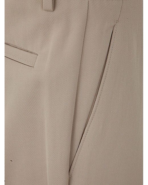 Zegna Natural Cotton And Wool Pants Clothing for men