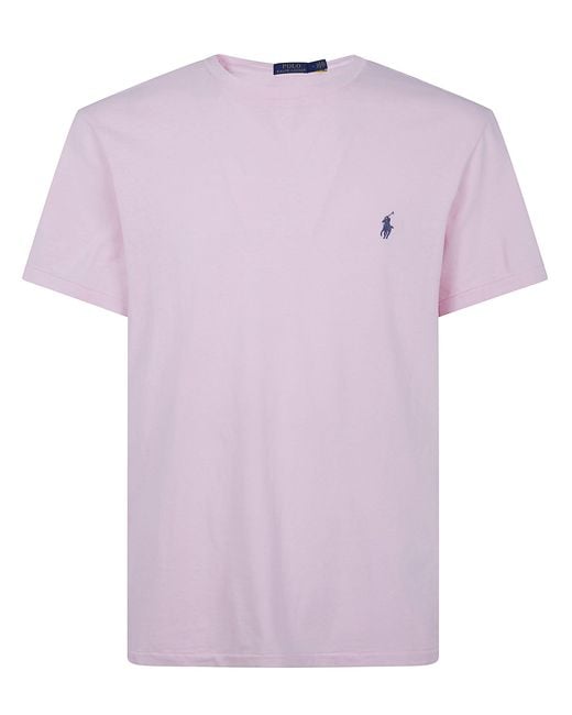 Polo Ralph Lauren Purple Short Sleeves Classic Pocket T-Shirt for men
