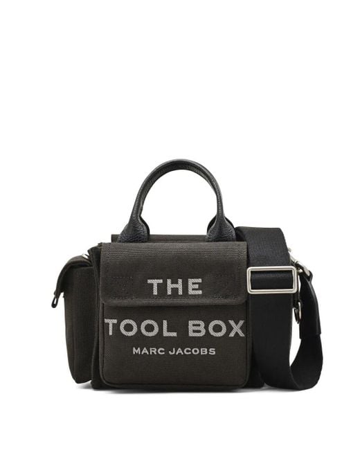 Marc Jacobs Black The Crossbody Tote Cargo Canvas Bag