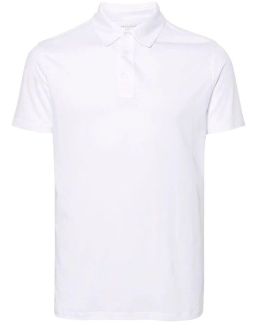 Majestic White Short Sleeve Polo for men