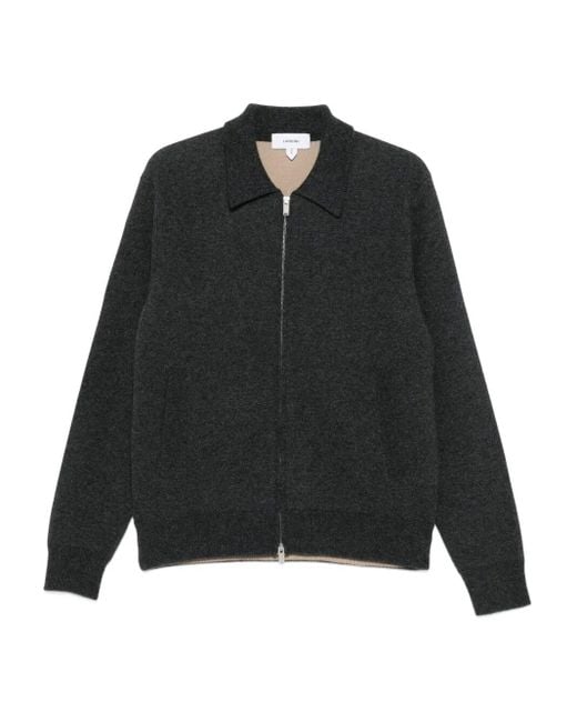 Giacca Bomber di Lardini in Black da Uomo