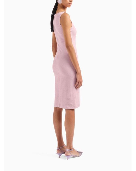 Emporio Armani Pink Sleeveless Pencil Dress