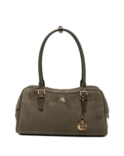 Ralph Lauren Metallic Satchel Bag Large "Mrcy"