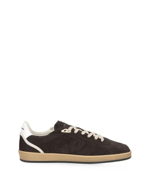 Philippe Model Black Trainers Low-Top "Pgal" for men
