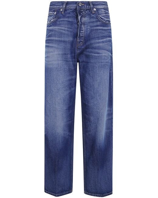 Haikure Blue Jeans Cropped Loose "Betty Norm Core"
