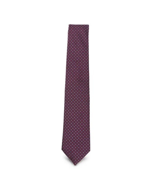 Emporio Armani Purple Tie Silk Fancy for men