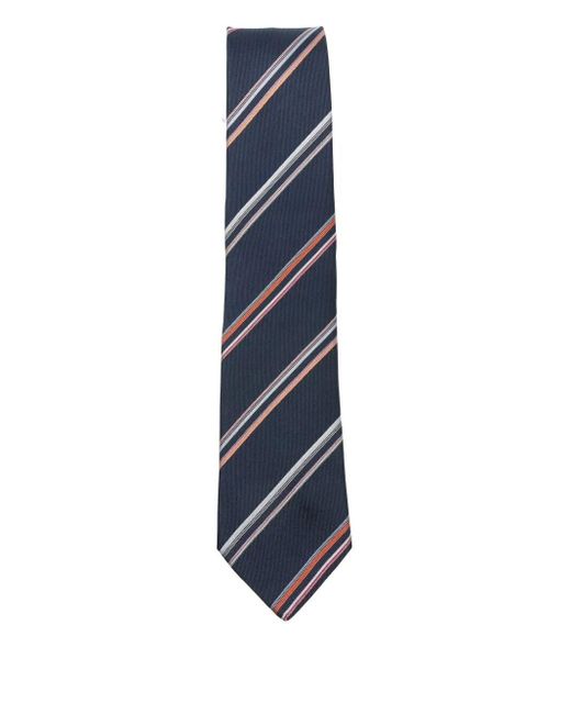 Cravatta Uomo Due Strisce di Paul Smith in Blue da Uomo