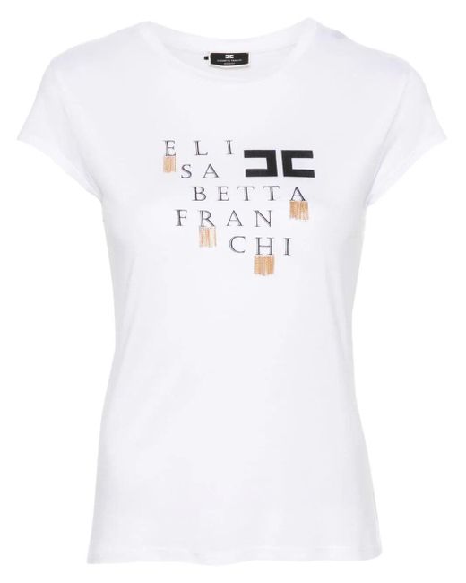 Elisabetta Franchi White T-shirts And Polos