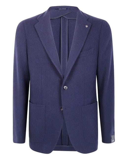Tagliatore Blue "Montecarlo" Jacket for men