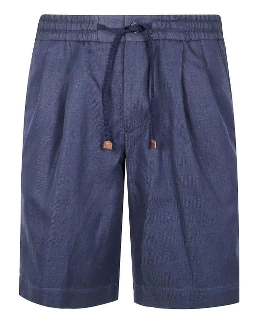 Bermuda Regular Fit di Incotex in Blue da Uomo
