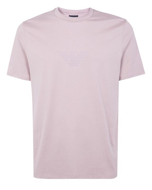 Emporio Armani Pink T-Shirt for men