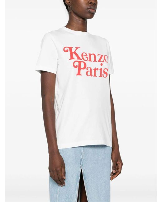 KENZO White By Verdy Loose T-shirt Clothing