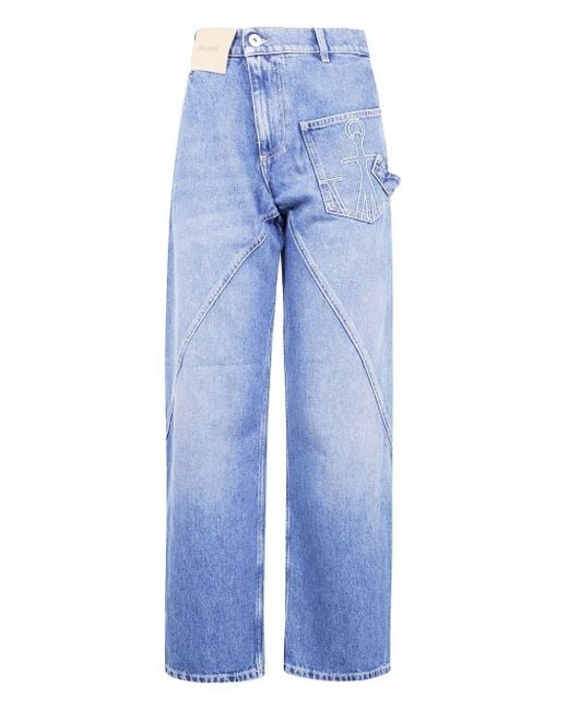 J. W.Anderson Jeans Da Lavoro Twisted di J.W. Anderson in Blue