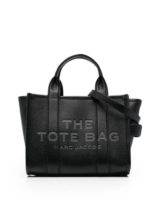 Marc Jacobs Black Leather Tote Bag