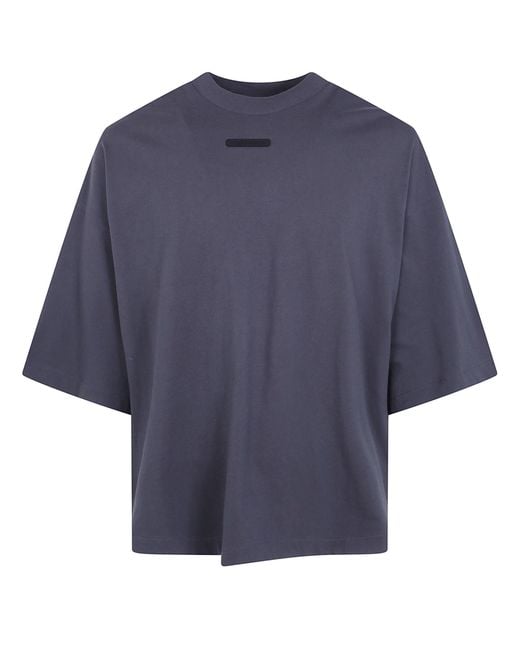 Fear Of God Blue T-Shirt Cotton "Merch Tee" for men